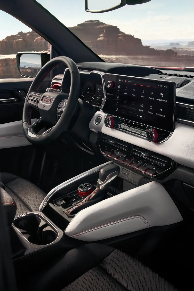 2026 GMC Canyon infotainment system at Scoville-Meno Chevrolet GMC Truck in Bainbridge NY
