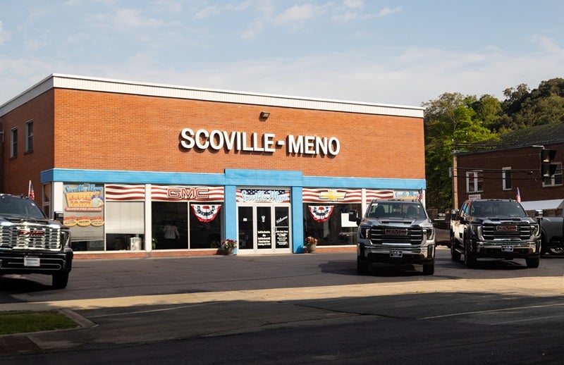 Scoville-Meno Chevrolet GMC Truck parking