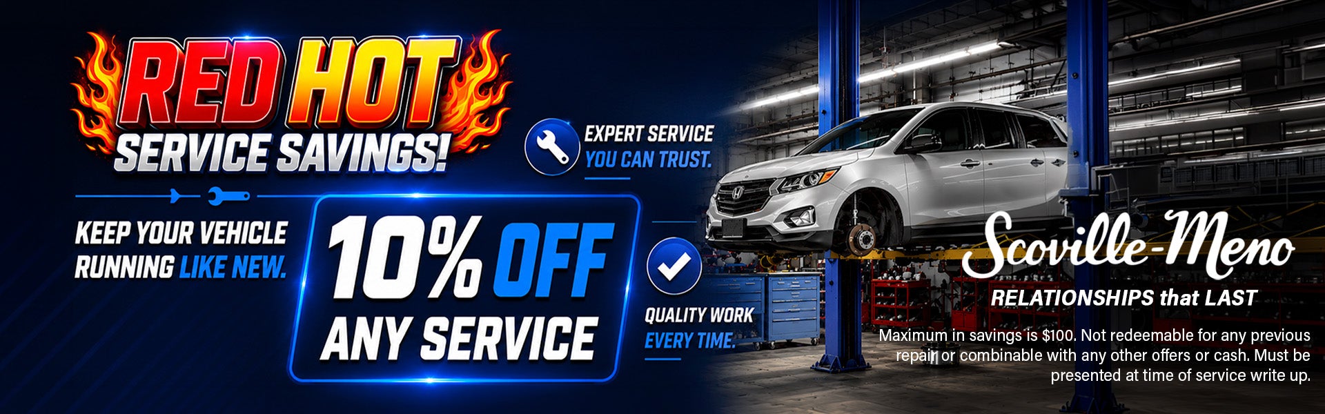 SCOVILLE MEMO RED HOT SERVICE SPECIAL