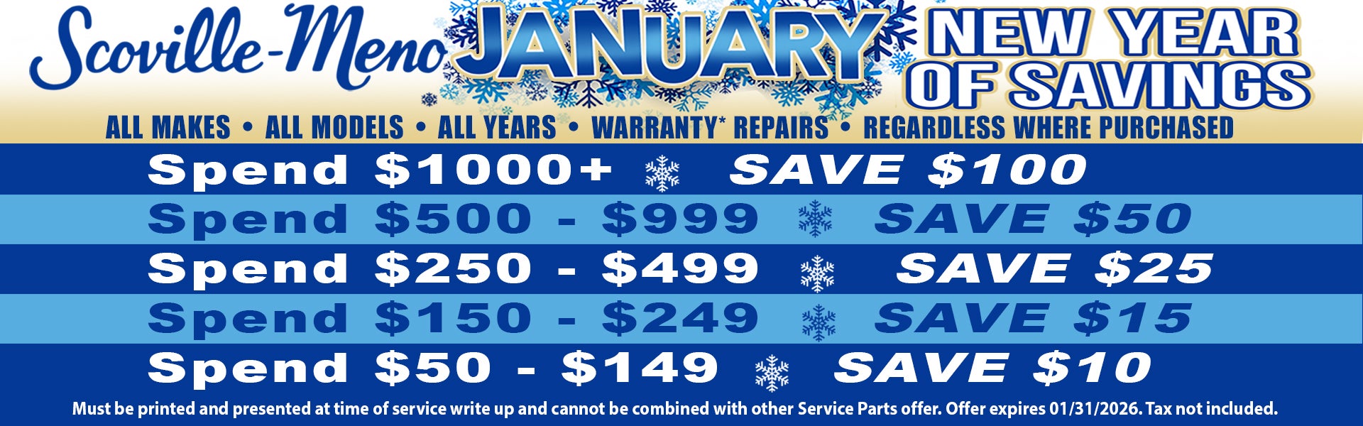 New Year Special Offer